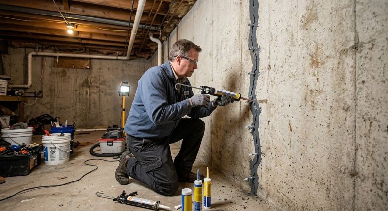 Basement Crack Repair
