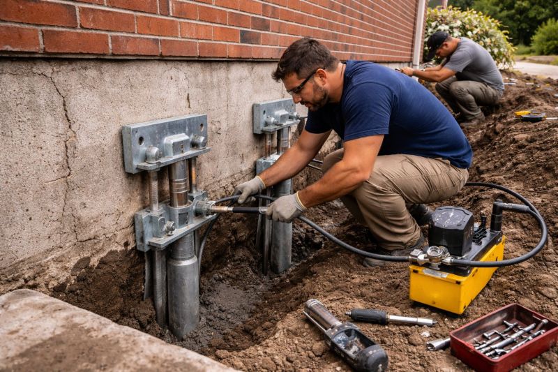 Foundation Pier Repair