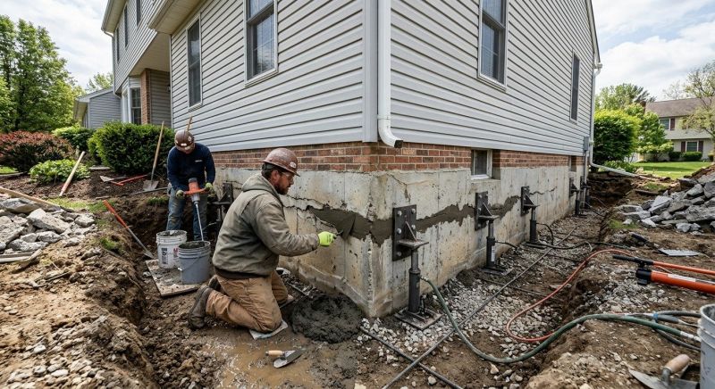 Basement Foundation Repair in Prospect Hill, NC