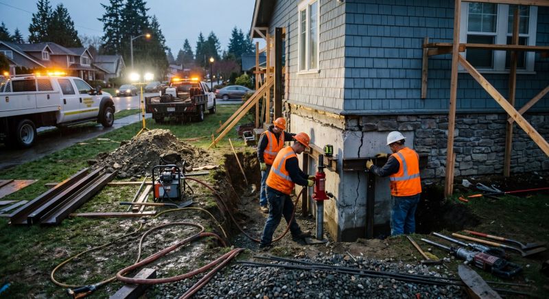 Building Foundation Repair in Burlington, NC