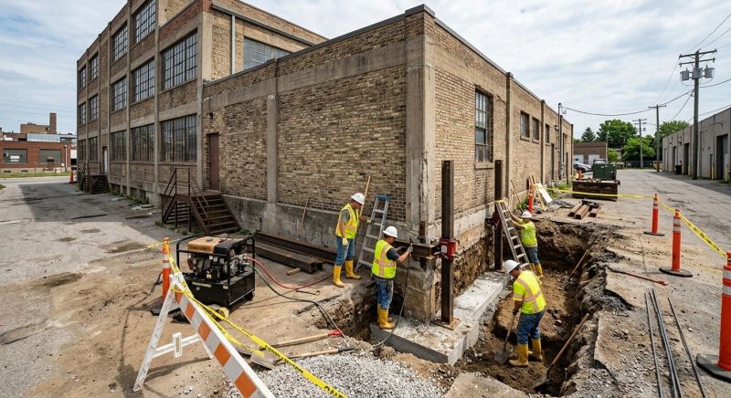 Building Foundation Repair in Greensboro, NC