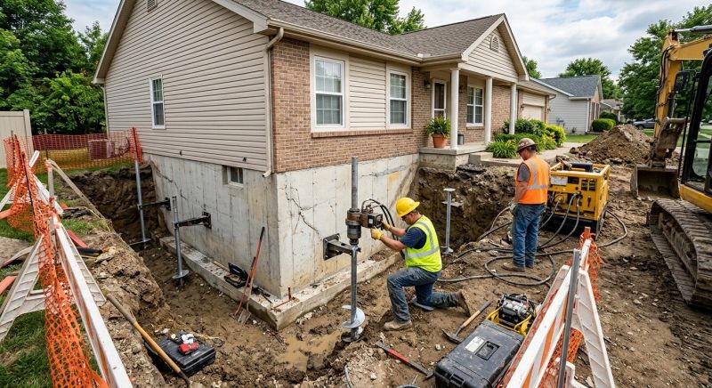 Building Foundation Repair in Reidsville, NC