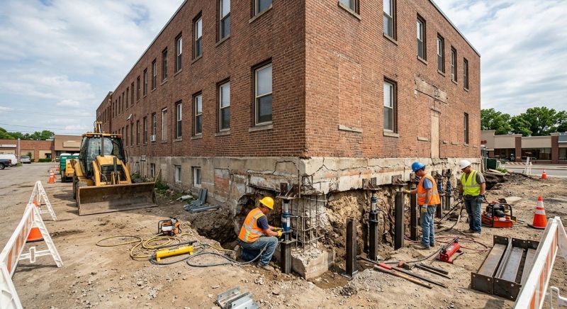Commercial Foundation Repair in Reidsville, NC