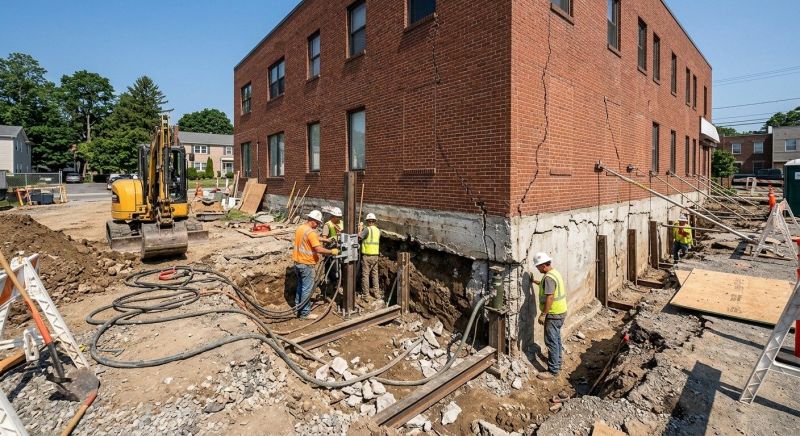 Commercial Foundation Repair in Reidsville, NC