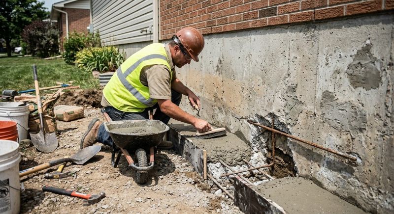 Concrete Foundation Repair in Browns Summit, NC