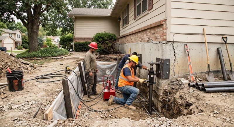 Concrete Foundation Repair in Summerfield, NC