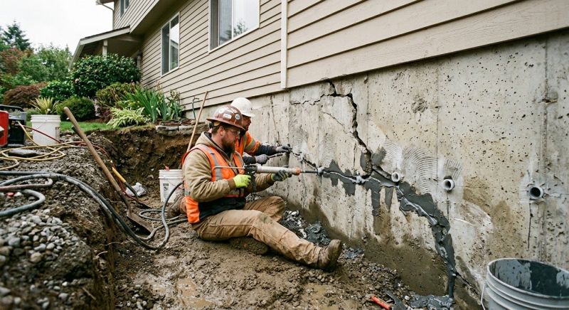 Cracked Foundation Repair in Browns Summit, NC