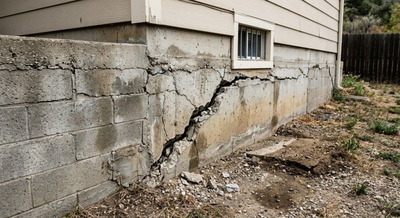 Cracked Foundation Repair in Guilford County, NC