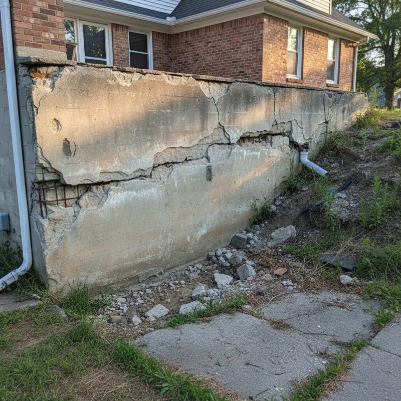 Cracked Foundation Repair in Oak Ridge, NC