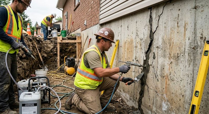 Cracked Foundation Repair in Prospect Hill, NC
