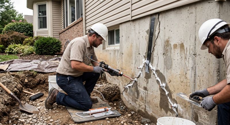 Cracked Foundation Repair in Stokesdale, NC