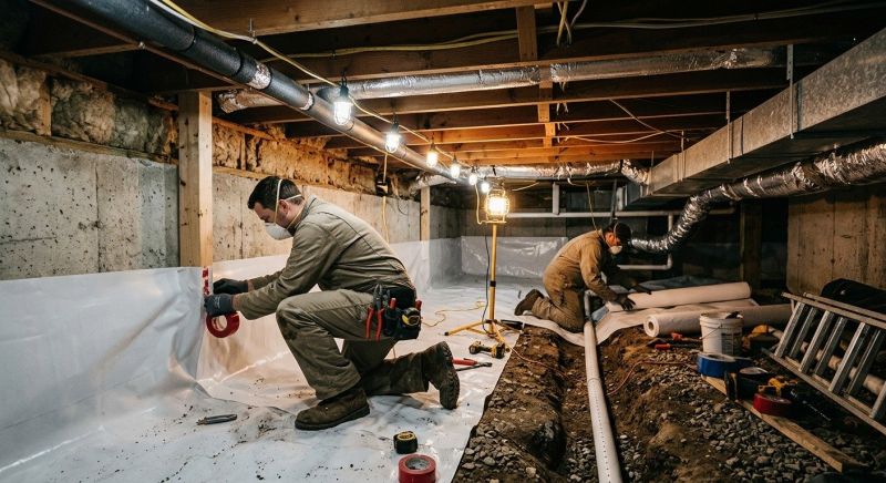 Crawl Space Leveling in Reidsville, NC