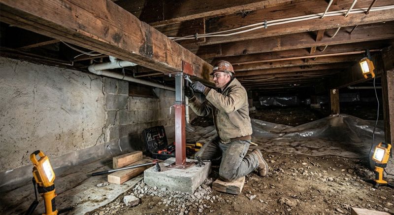 Crawlspace Foundation Repair in Gibsonville, NC