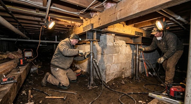 Crawlspace Foundation Repair in Reidsville, NC