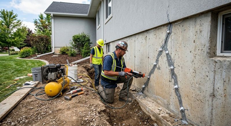 Foundation Crack Repair in Rockingham County, NC