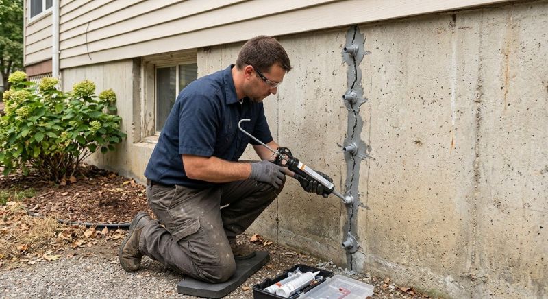 Foundation Crack Sealing in Reidsville, NC