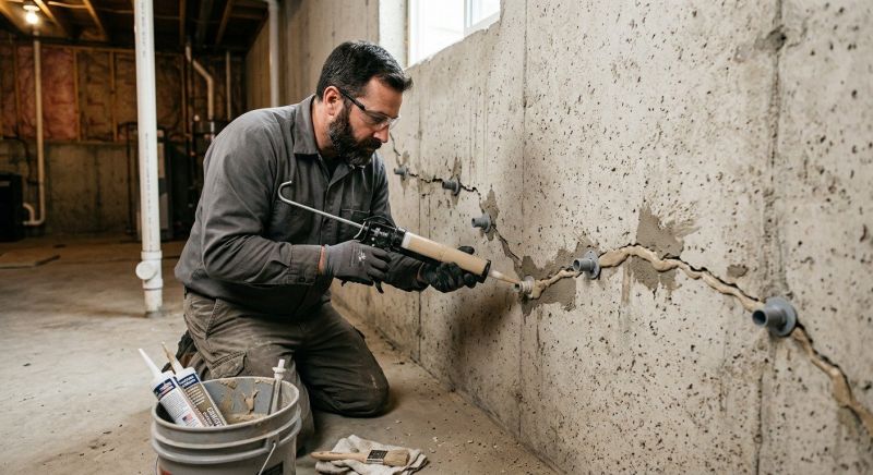 Foundation Crack Sealing in Reidsville, NC