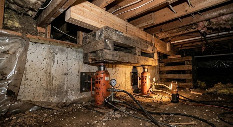 Foundation Jacking in Alamance County, NC