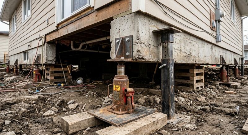 Foundation Jacking in Burlington, NC