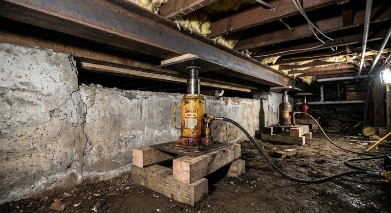 Foundation Jacking in Eden, NC