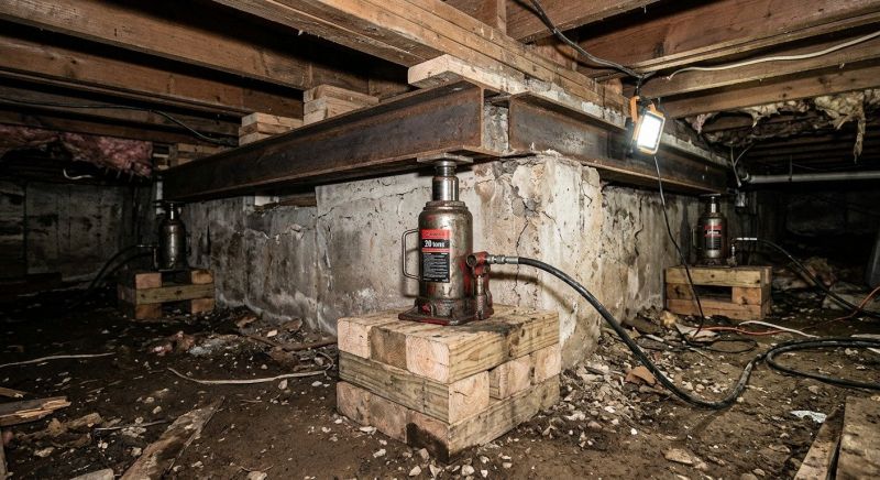 Foundation Jacking in Eden, NC