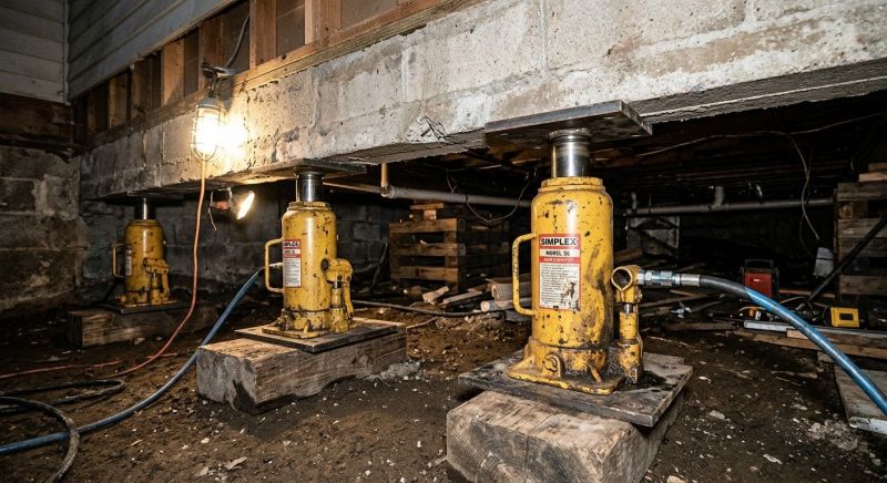 Foundation Jacking in Eden, NC