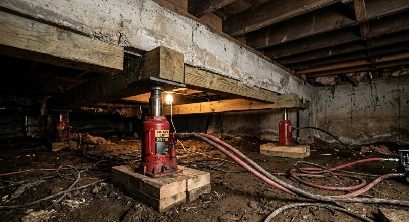 Foundation Jacking in Madison, NC