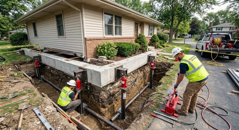 Foundation Jacking in Madison, NC