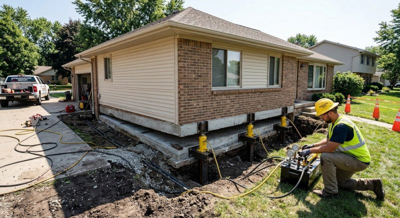 Foundation Lifting in Eden, NC