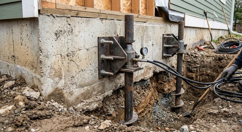Foundation Pier Leveling in Reidsville, NC
