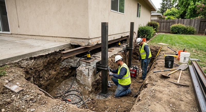 Foundation Pier Repair in Reidsville, NC