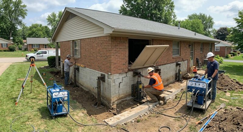 Foundation Releveling in Reidsville, NC