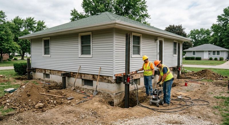 Foundation Releveling in Reidsville, NC