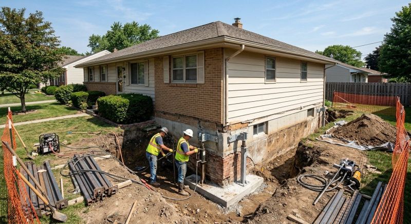 Foundation Underpinning in Reidsville, NC