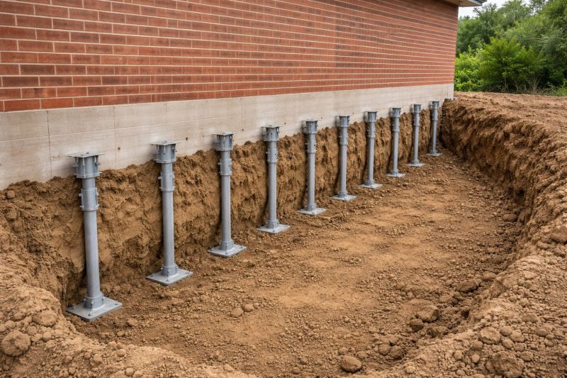 Helical Pile Installation in Reidsville, NC