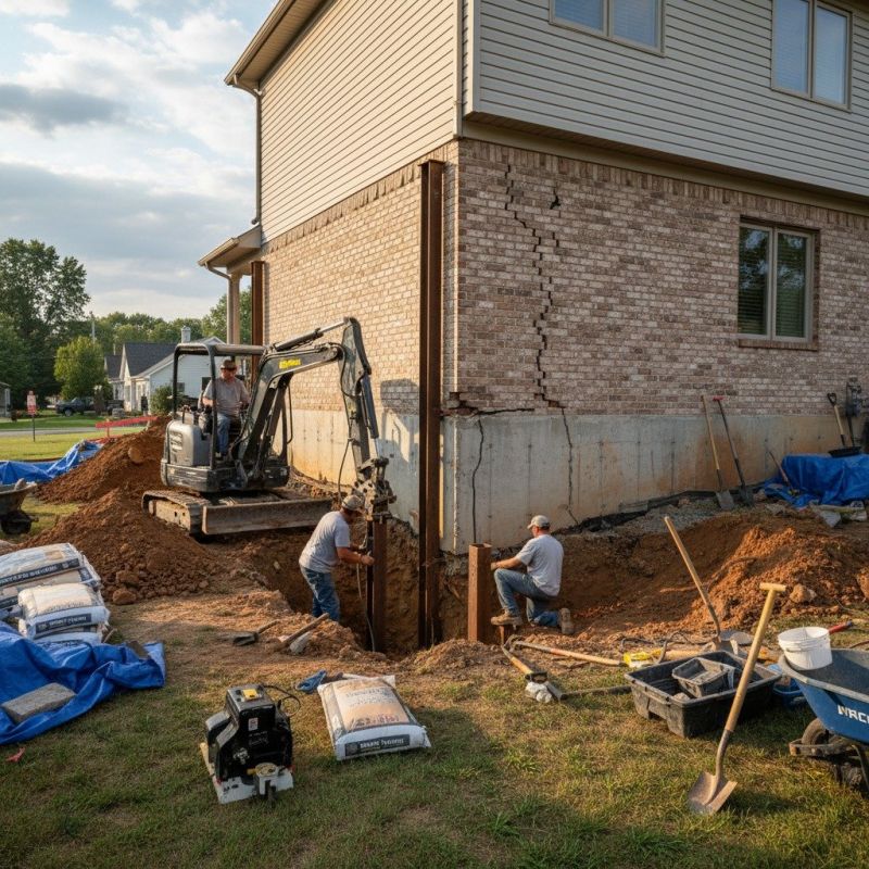 Home Foundation Repair in Eden, NC