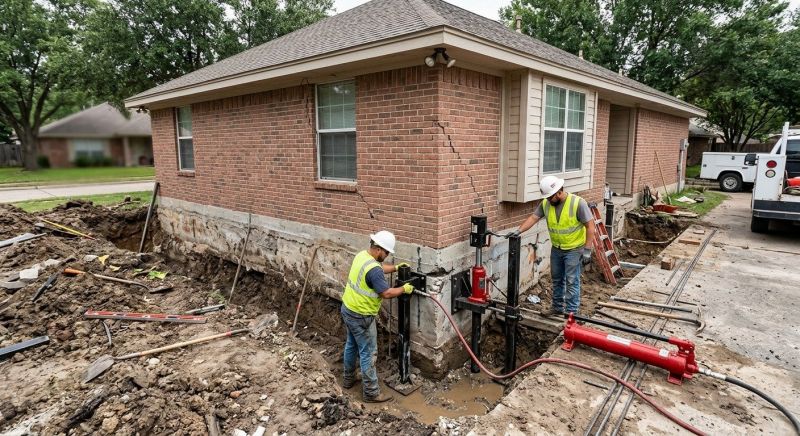 House Foundation Repair in Danville, VA