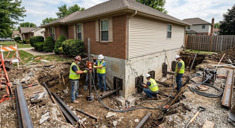 House Foundation Repair in Rockingham County, NC