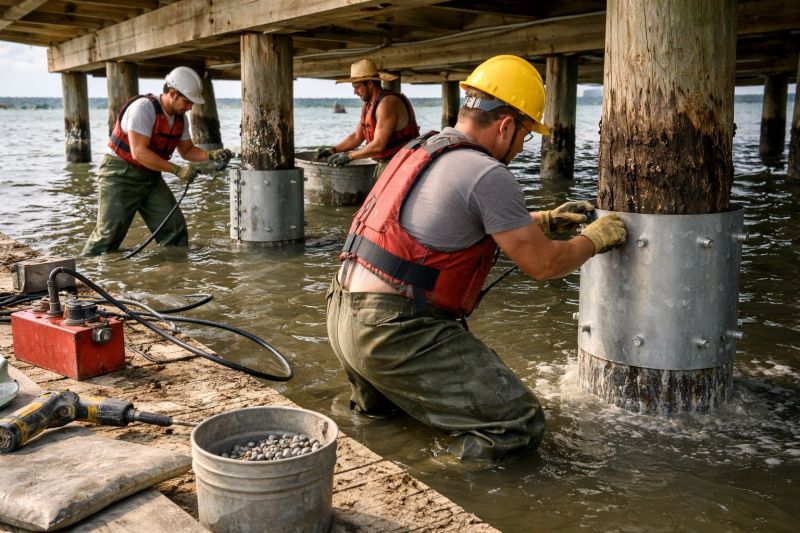 Piling Repair in Ruffin, NC