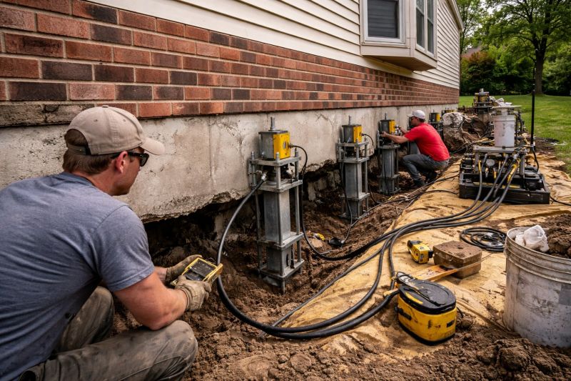 Settling Foundation Service in Danville, VA