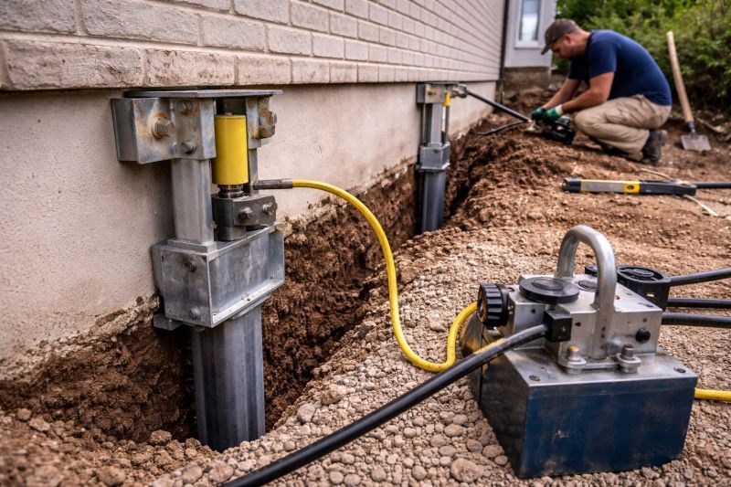 Sinking Foundation Repair in Alamance County, NC