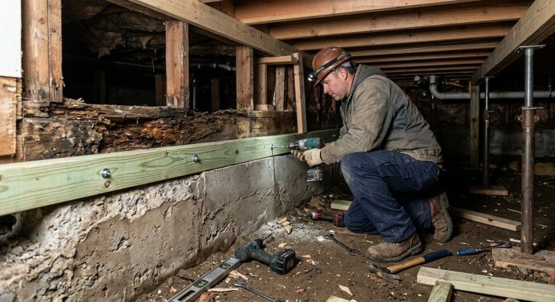 Sinking Foundation Repair in Browns Summit, NC