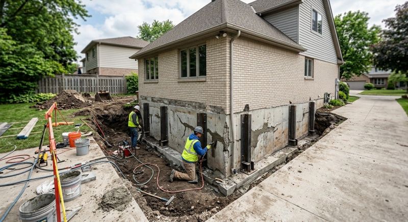 Sinking Foundation Repair in Eden, NC