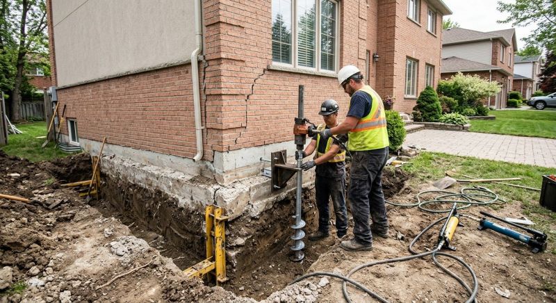 Sinking Foundation Repair in Oak Ridge, NC