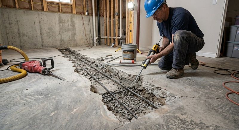 Slab Foundation Repair in Reidsville, NC