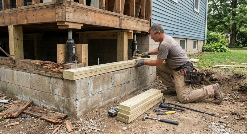 Slab Foundation Repair in Reidsville, NC