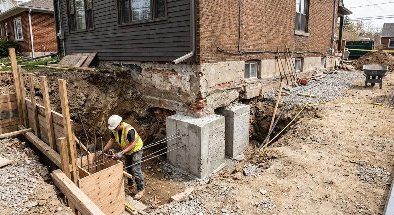 Structural Underpinning in Reidsville, NC