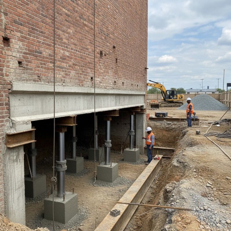 Structural Underpinning in Reidsville, NC