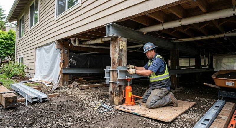 Structural Underpinning in Reidsville, NC